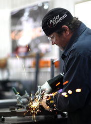 Kangook paramotor frame welding.jpg