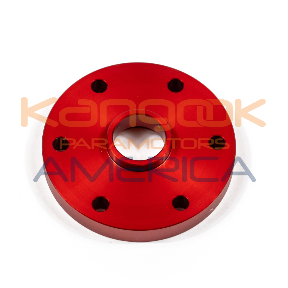 MFR120r Aluminum spacer for propeller with extra cooling, red