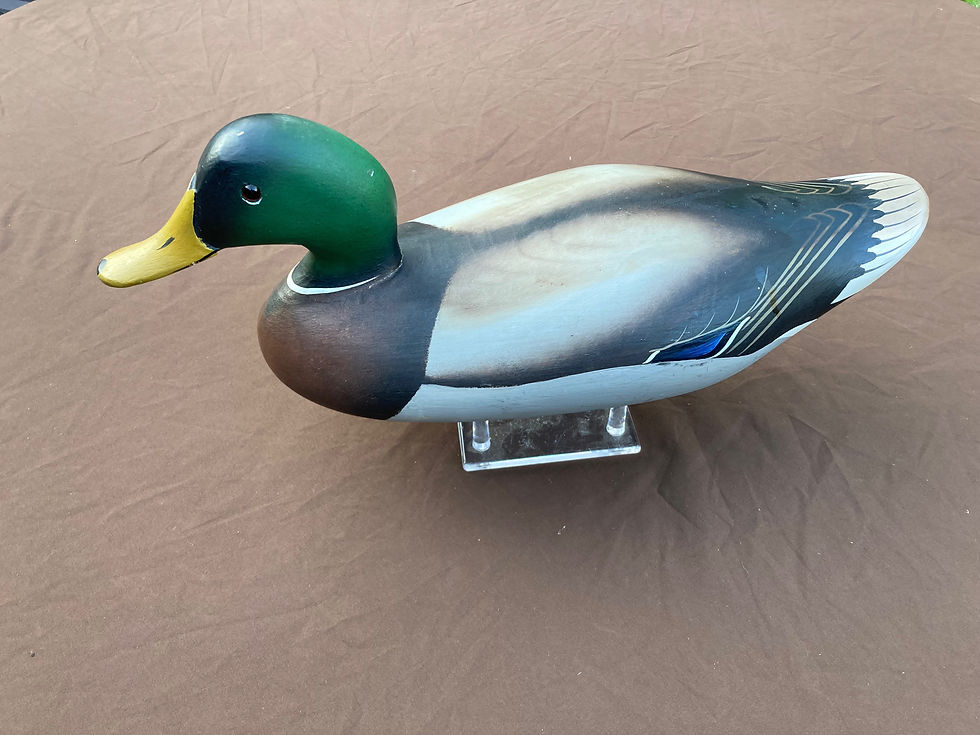 Thumbnail: Mallard Decoy Painted By Charlie Joiner