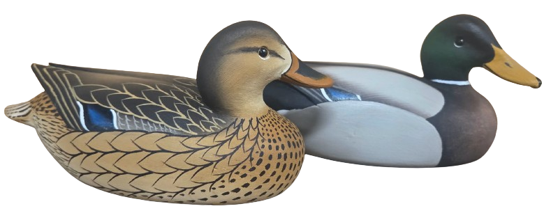 Miniature Mallard Decoys by Charlie "Speed" Joiner