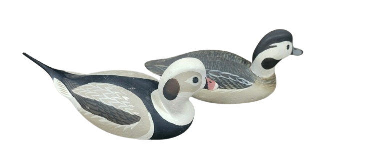 Rare Oliver Lawson Miniature Old Squaw Decoys