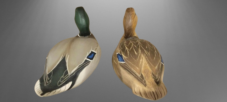 Thumbnail: Bob Coleman Miniature Mallard Decoys