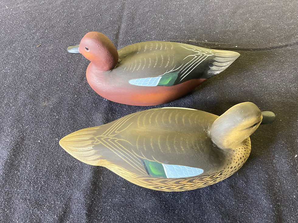 Thumbnail: Charlie Joiner Mini Cinnamon Teal Decoys