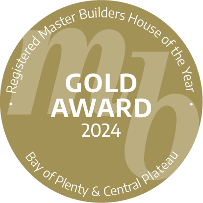 Registered Master Builders House of the Year Gold Award 2024, Bay of Plenty and Central Plateau