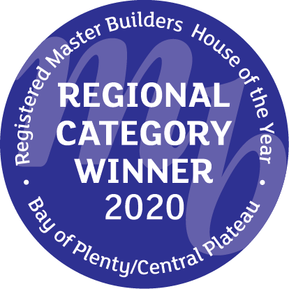 Registered Master Builders House of the Year Regional Category Winner 2020, Bay of Plenty and Central Plateau