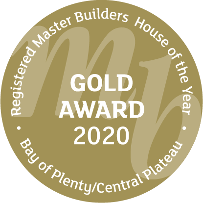 Registered Master Builders House of the Year Gold Award 2020, Bay of Plenty and Central Plateau