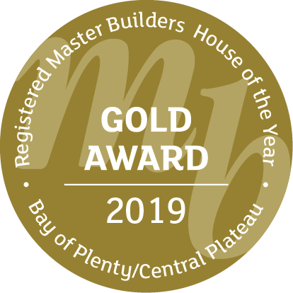 Registered Master Builders House of the Year Gold Award 2019, Bay of Plenty and Central Plateau