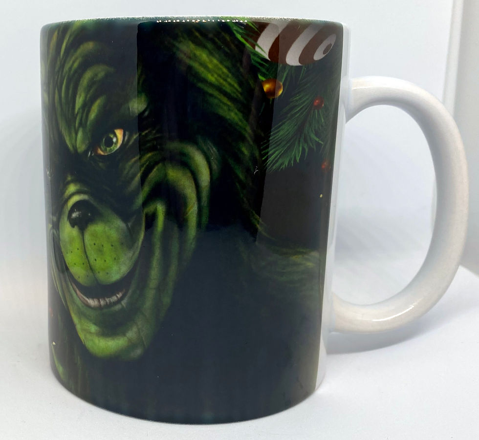 Realistic Grinch Christmas Mug