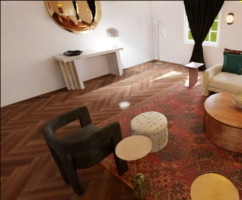 High- low formal living room 