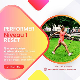 stage de perfectionnement marche nordique niveau 1 avec Nathalie GILBERT