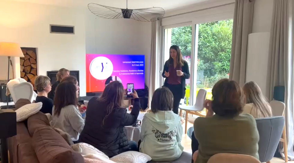 Intervention Anitya prévention santé globale dirigeants animée  par Yasmina Radulovic 