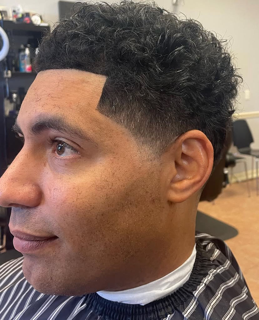 Men's professional haircut & fade at Chair 1 Barber & salon in Lawrenceville, GA