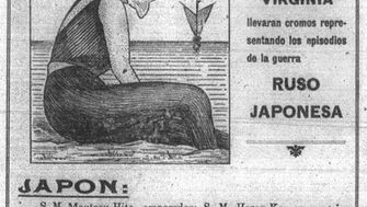 Colección de cromos (estampas) de la guerra ruso-japonesa en cigarrillos chilenos de inicios de sigl