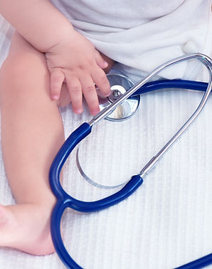 Bébé avec stéthoscope