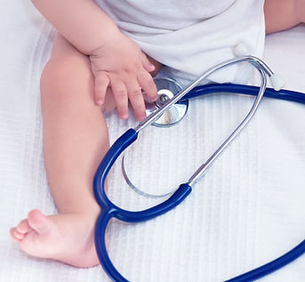 Baby with Stethoscope