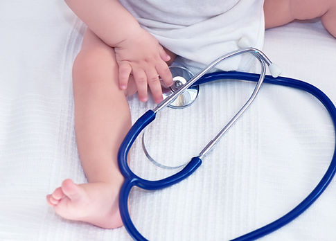 Baby with Stethoscope