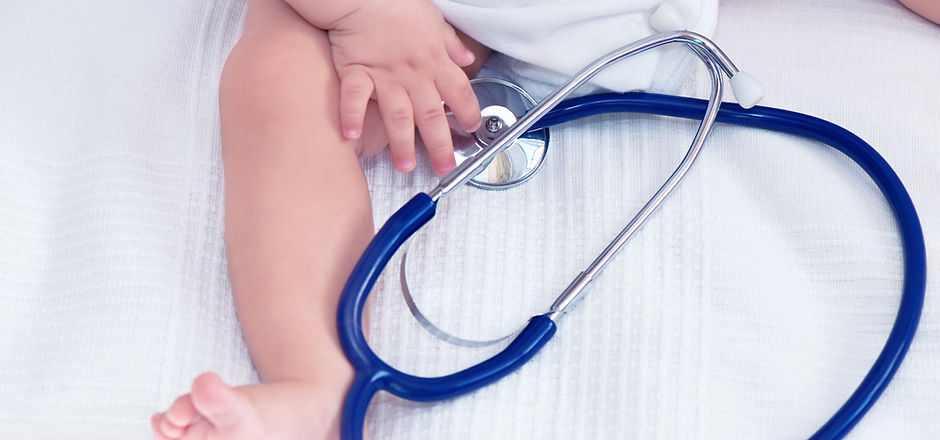Baby with Stethoscope