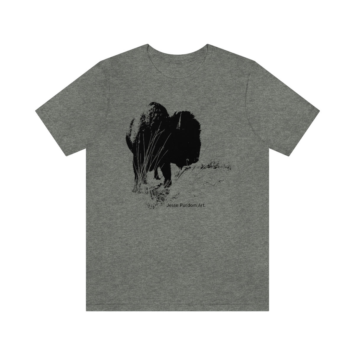 BISON Unisex Jersey Short Sleeve Tee