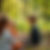 children playing in woods