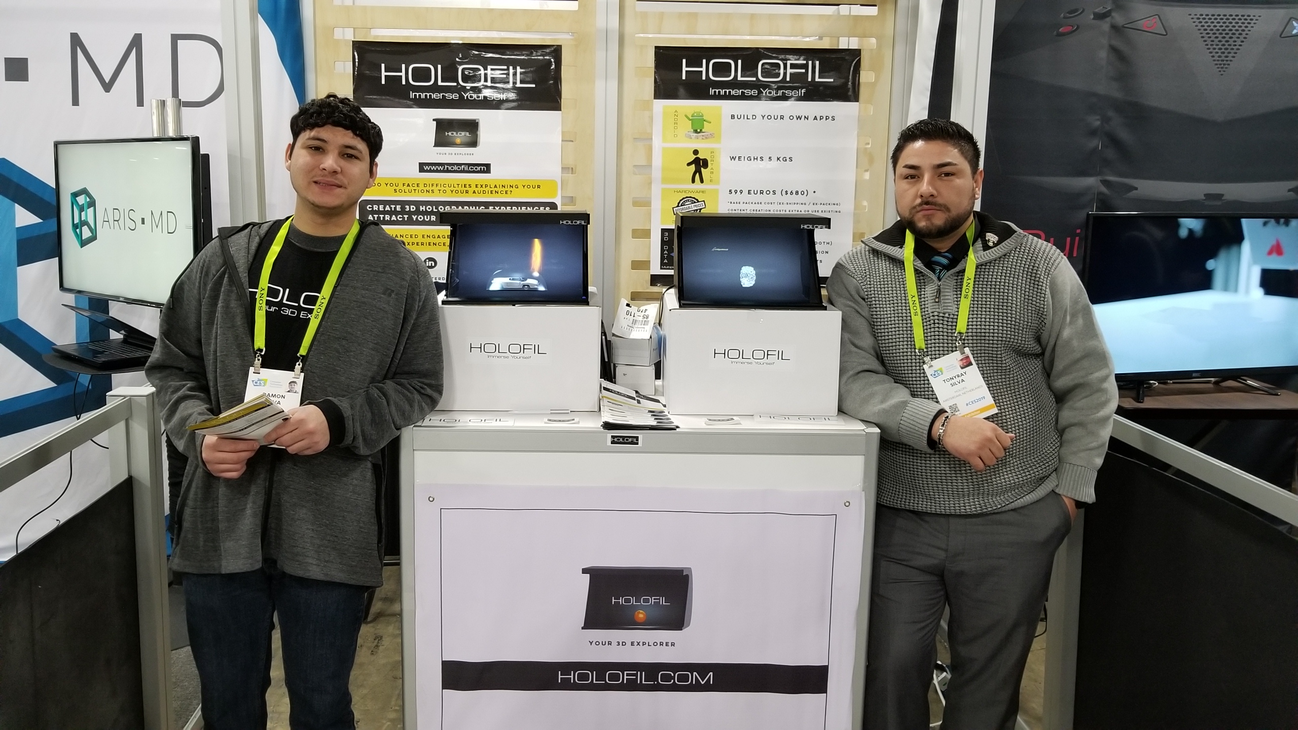 CES 2019 team setup Las Vegas