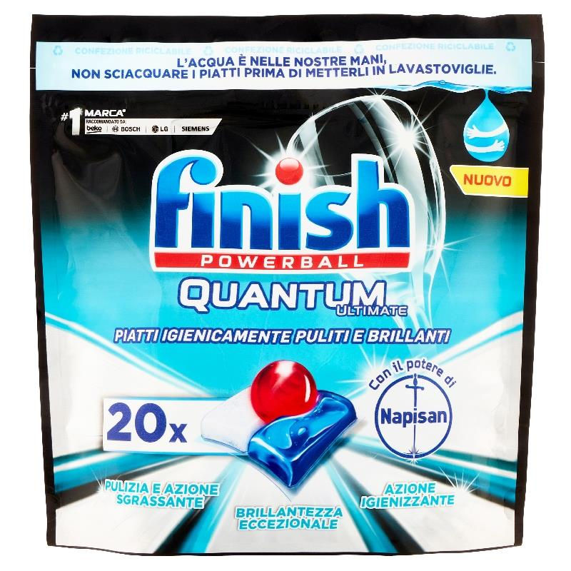 Dishwasher Detergent - Quantum - 20 pieces - finish