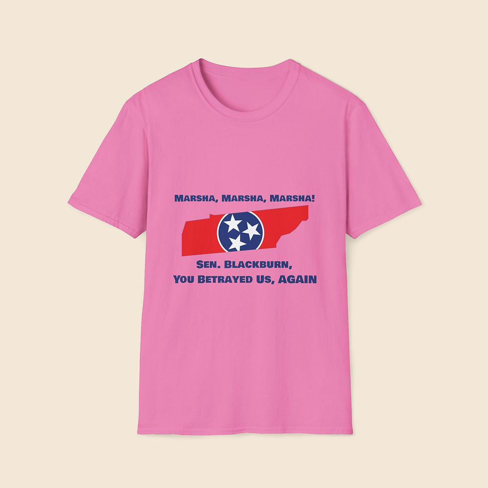 Thumbnail: Marsha Blackburn Protest T-Shirt, Unisex Softstyle Tee