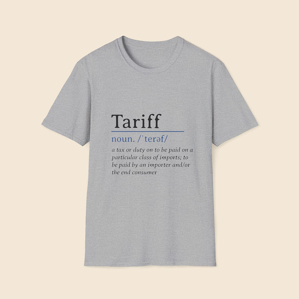 Thumbnail: 'Tariff' Definition Unisex Softstyle T-Shirt 