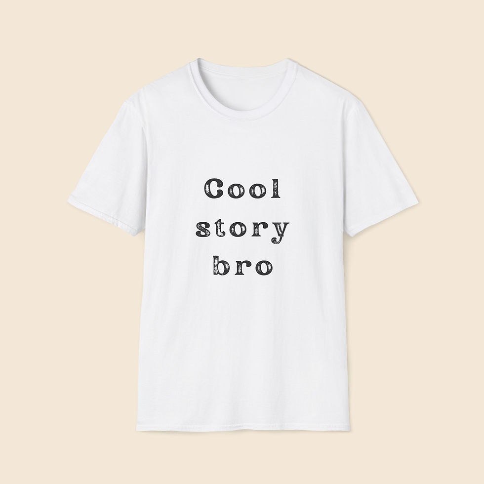 Thumbnail: Cool Story Bro -- Unisex Softstyle T-Shirt