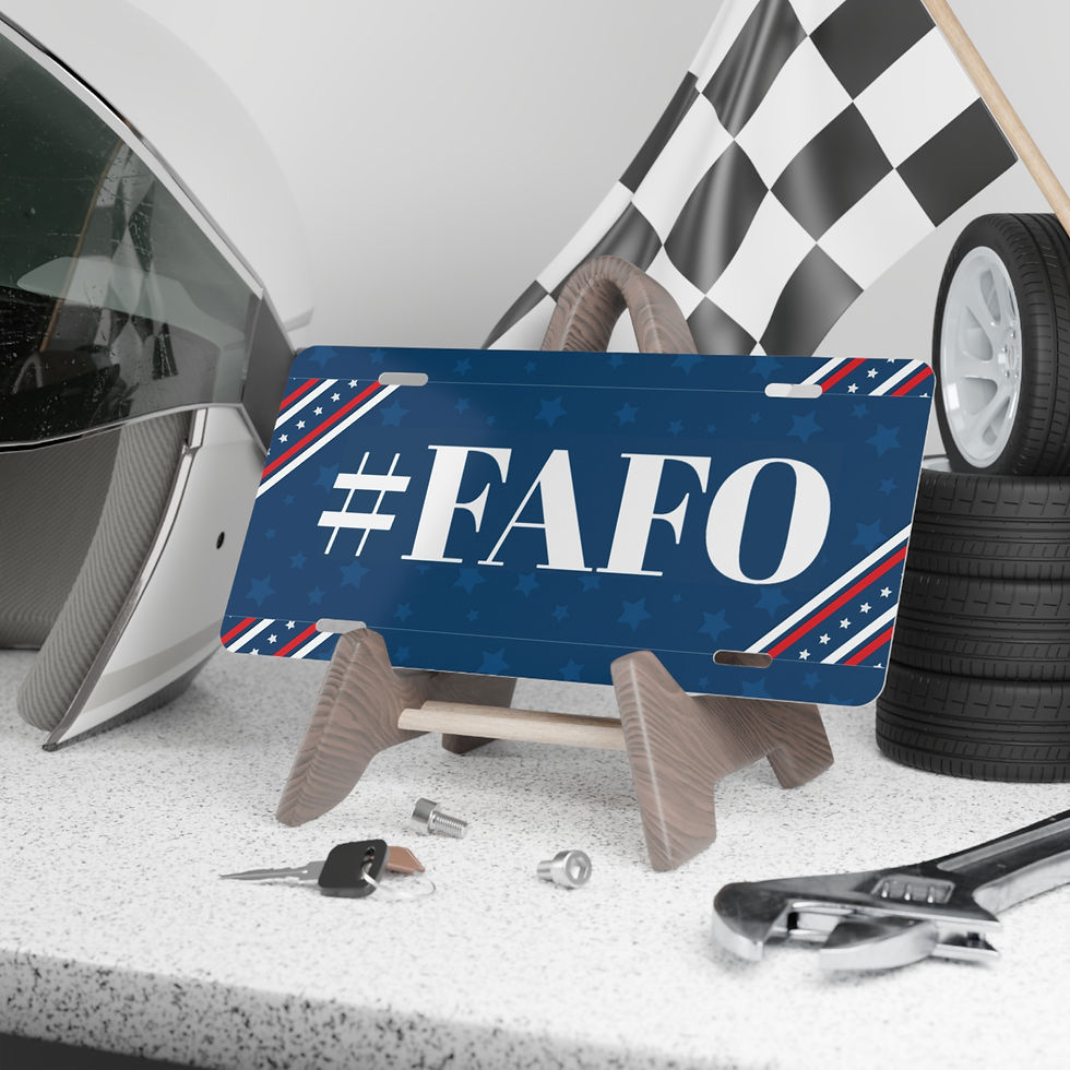 Thumbnail: '#FAFO' Vanity Plate
