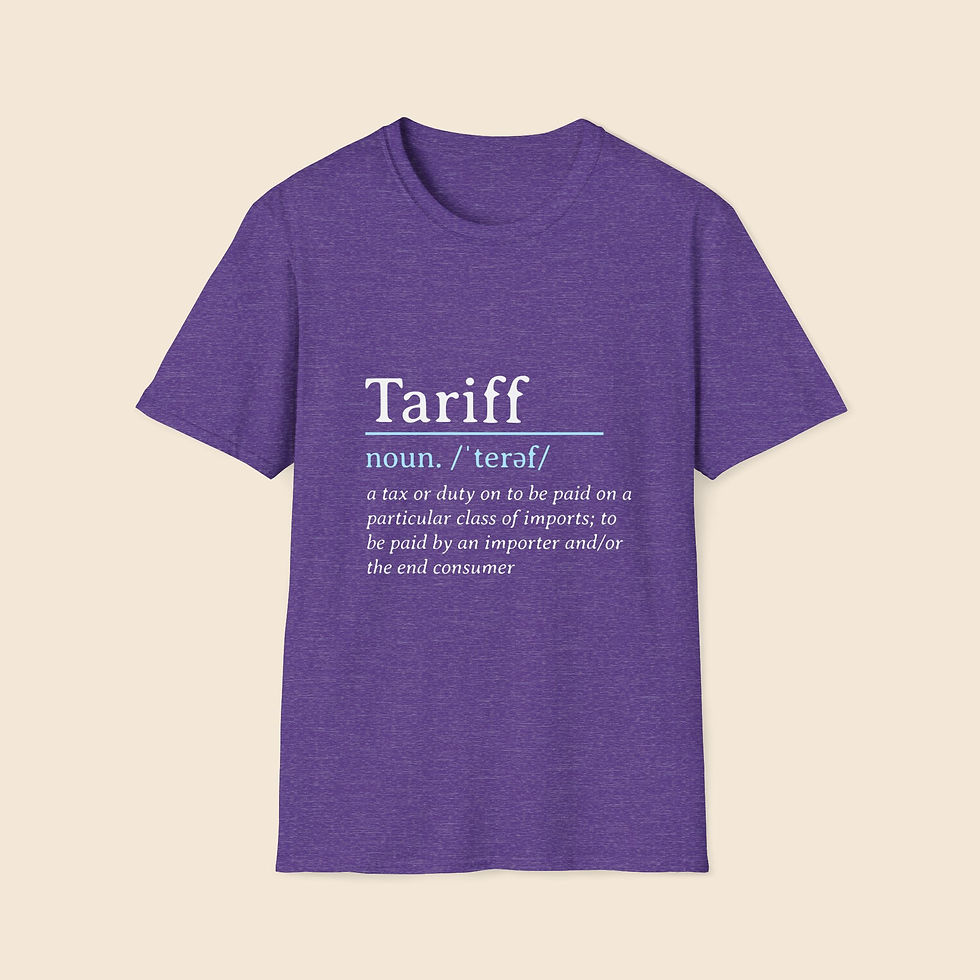 Thumbnail: 'Tariff' Definition Unisex Softstyle T-Shirt 