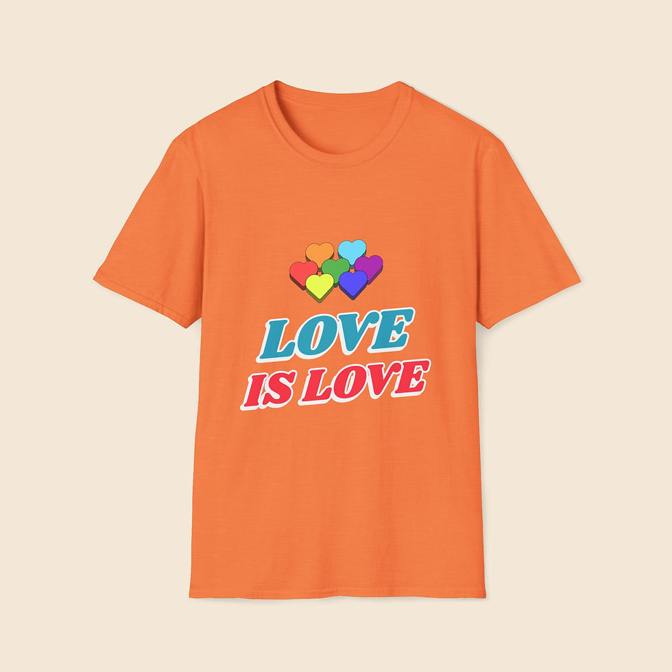 Thumbnail: 'Love is Love' Unisex Soft-style T-Shirt