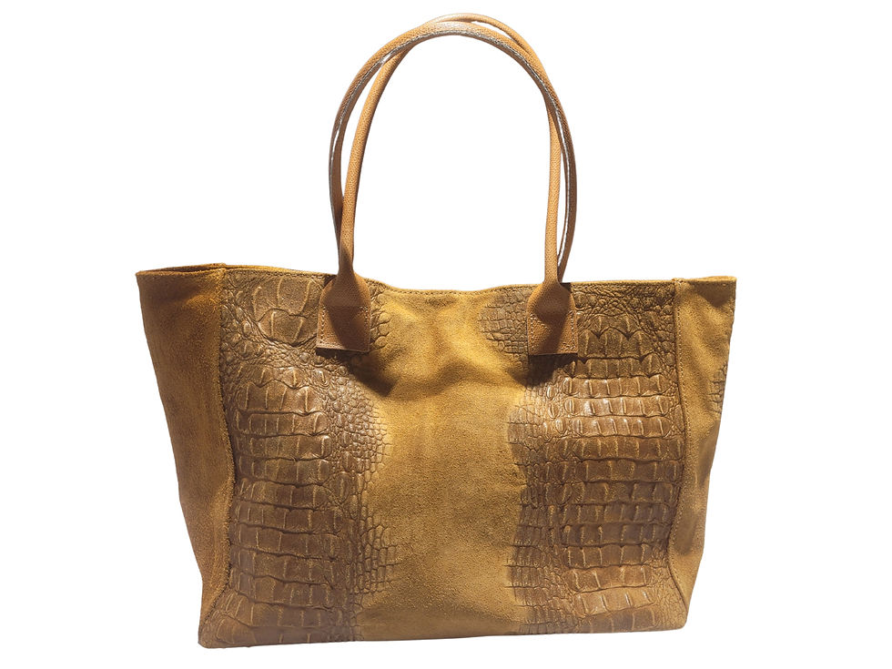 Tasche 42 Echtleder cognac Ansicht 1