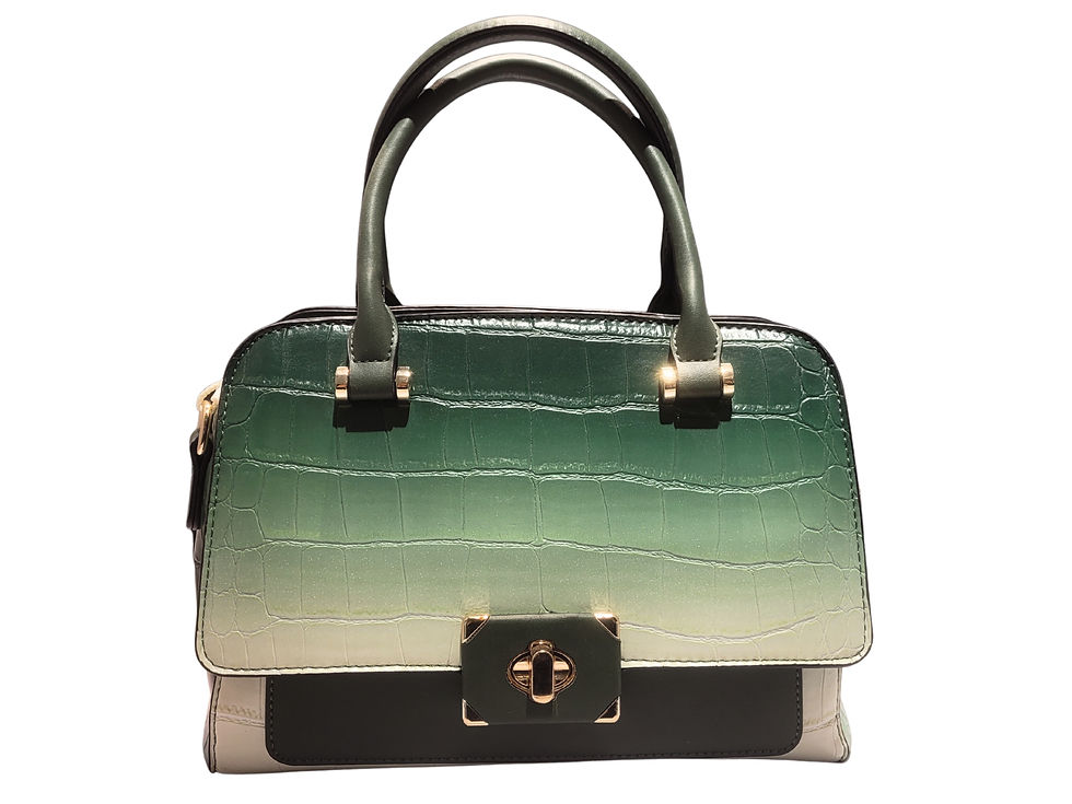 Tasche 29 vegan weiß grün Vorderansicht