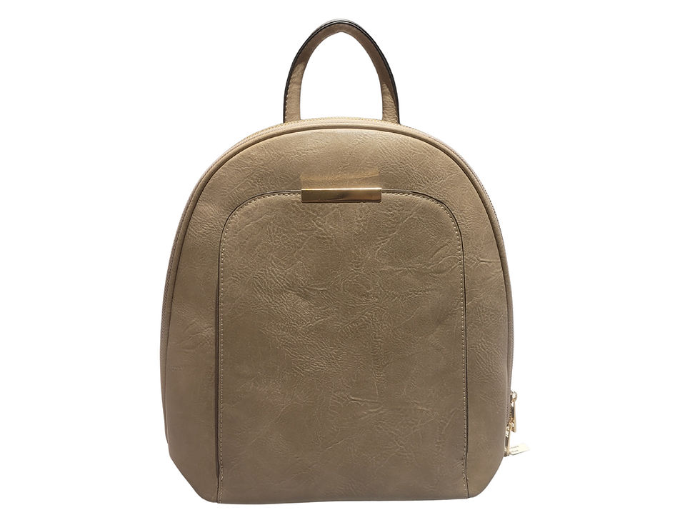 Tasche 125 Rucksack vegan beige Vorderansicht