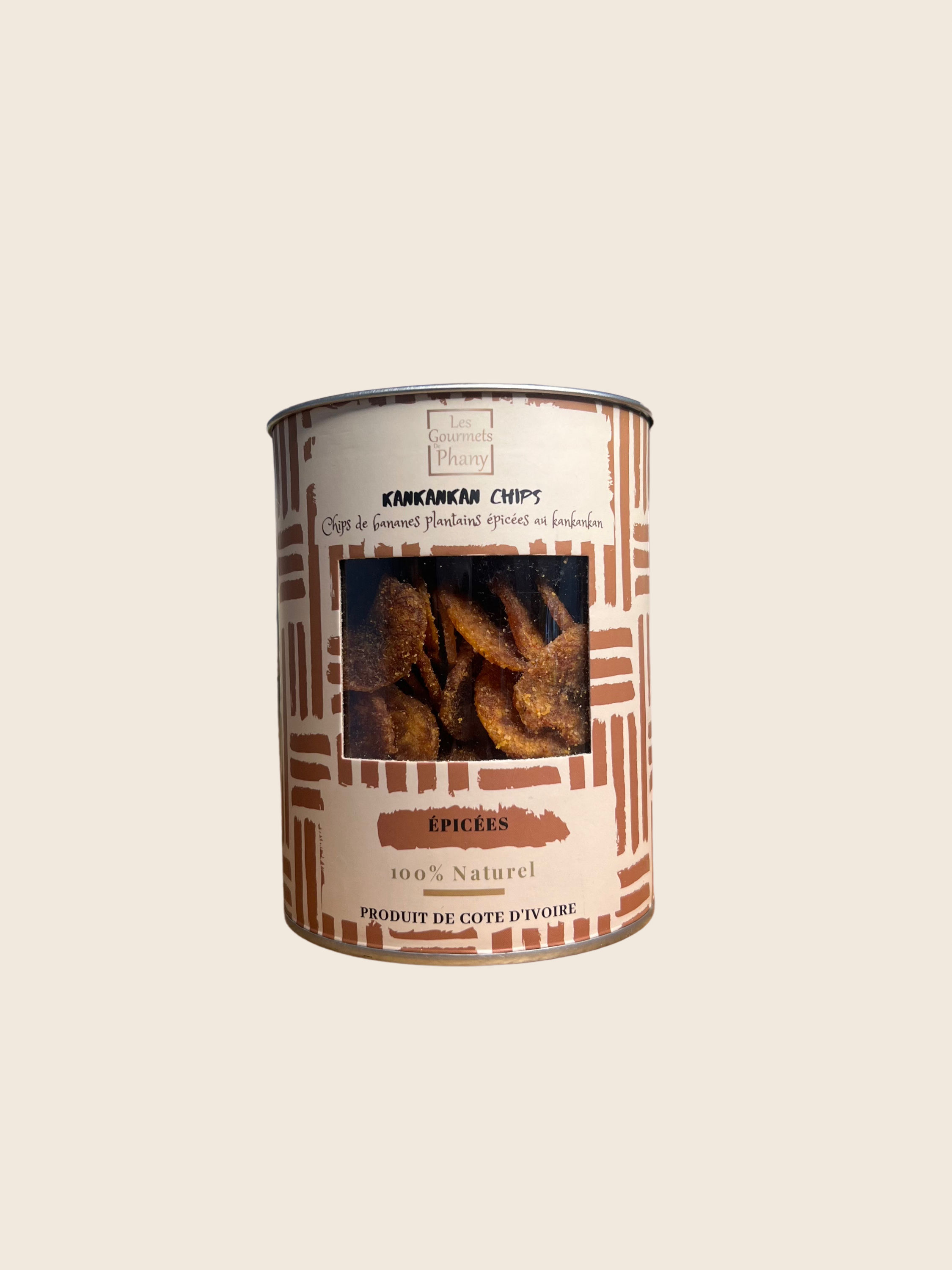 Chips de banane plantain épicées 160g