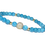 Thumbnail: Neon Apatite and Gold filled beads bracelet for Focus and Organisational Skills