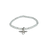 Thumbnail: Handmade Infinity Sterling Silver Charm Rainbow Moonstone Bracelet