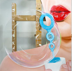 Soap bubble in atelier