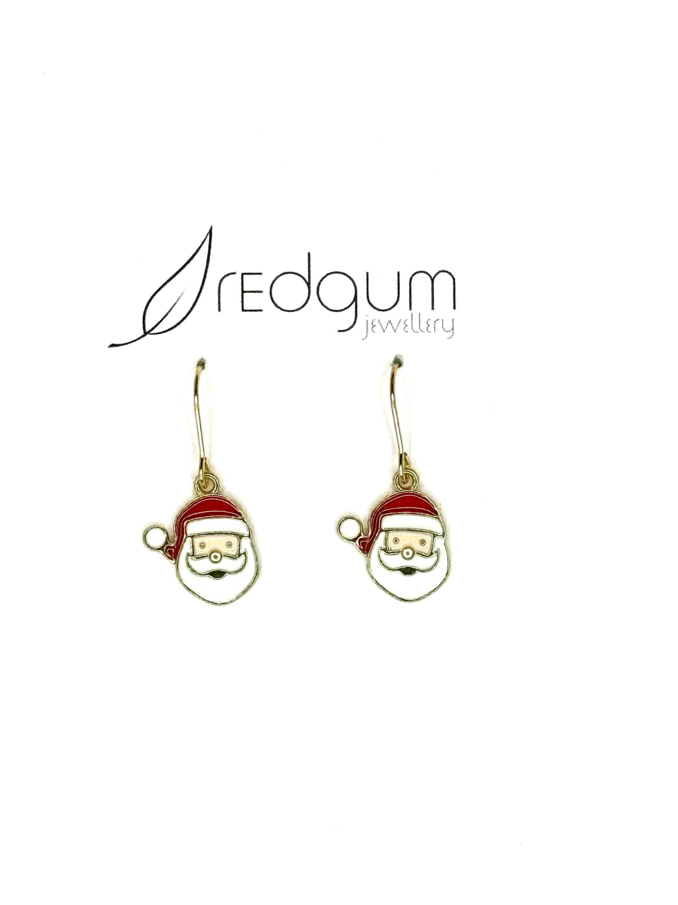 Santa earrings 