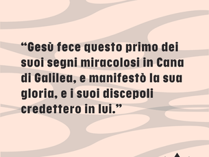 Gesù inizia un lavoro a casa tua