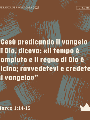 L'evangelo non è una religione