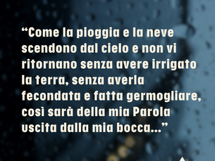 La pioggia che porta frutto