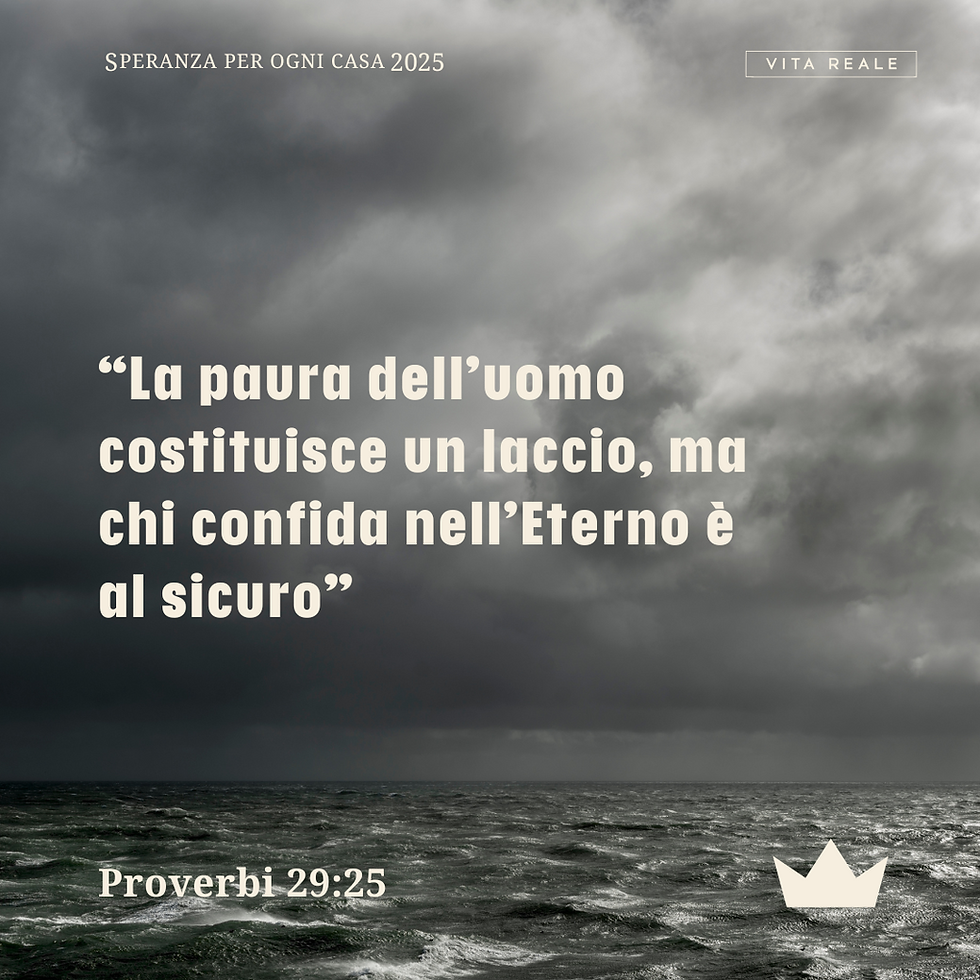 Immagine condivisibile con Proverbi 29:25