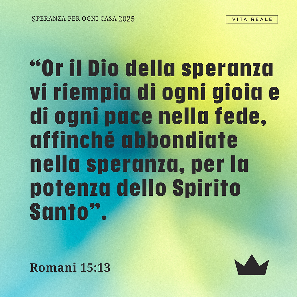 Immagine condivisibile con Romani 15:13