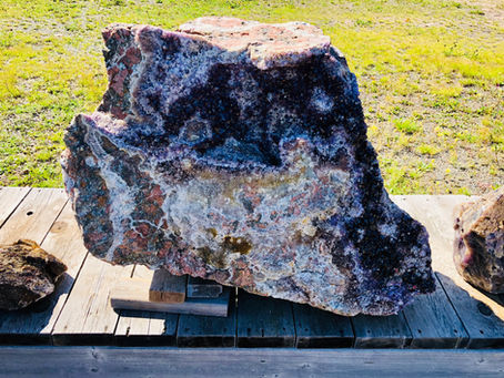 Amethyst Trip; A Mining Hat Lost  