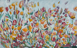 Spring flowers 30 x 48 x 1