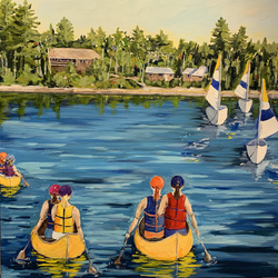 We are the GBC girls -24" x 24" | SOLD