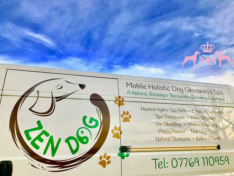 Our Van Zen Dog Mobile Holistic Grooming & Spa
