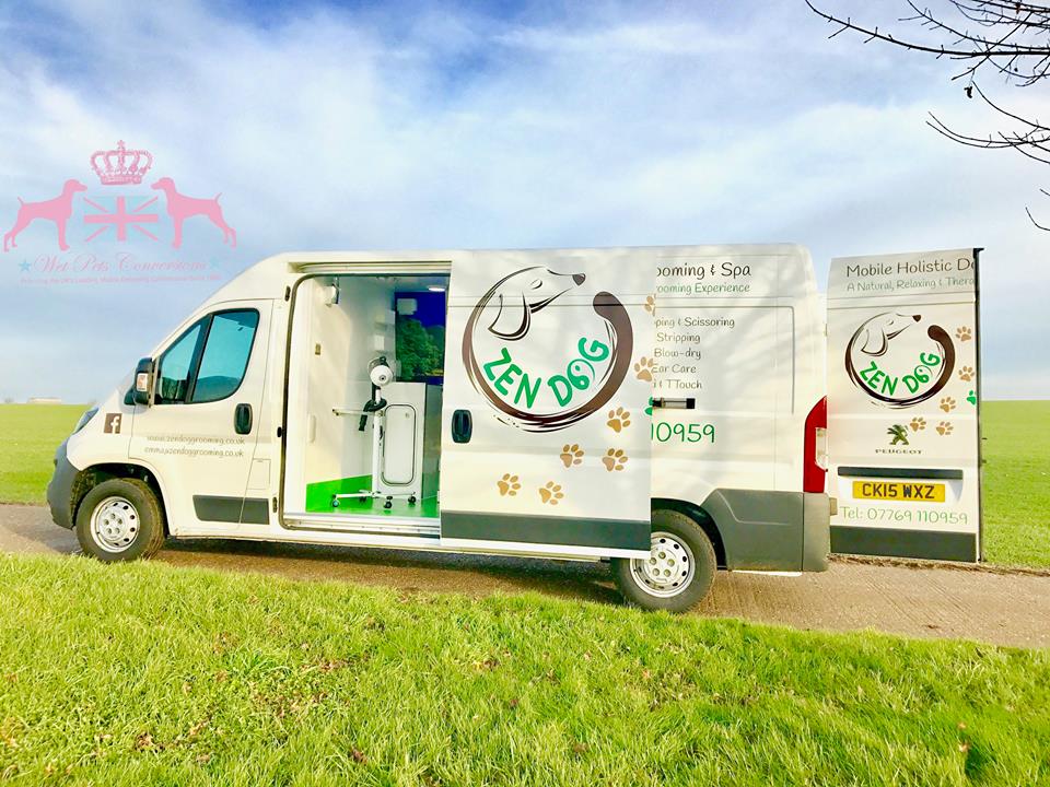 Our Van Zen Dog Mobile Holistic Grooming & Spa
