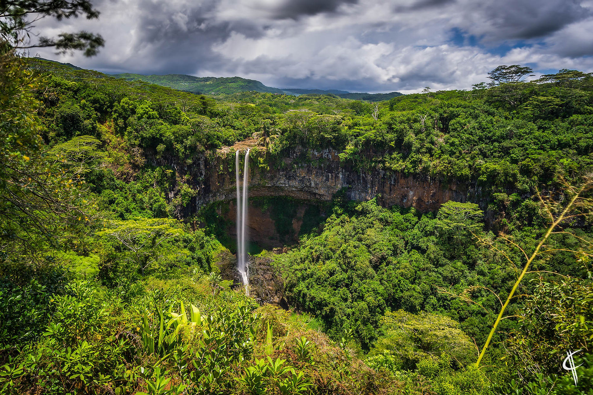Chamarel Waterfall